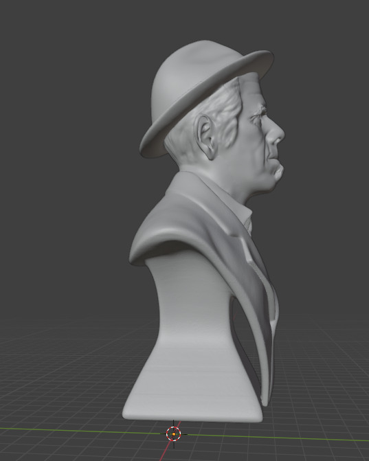 Tom Waits 3D print model_5