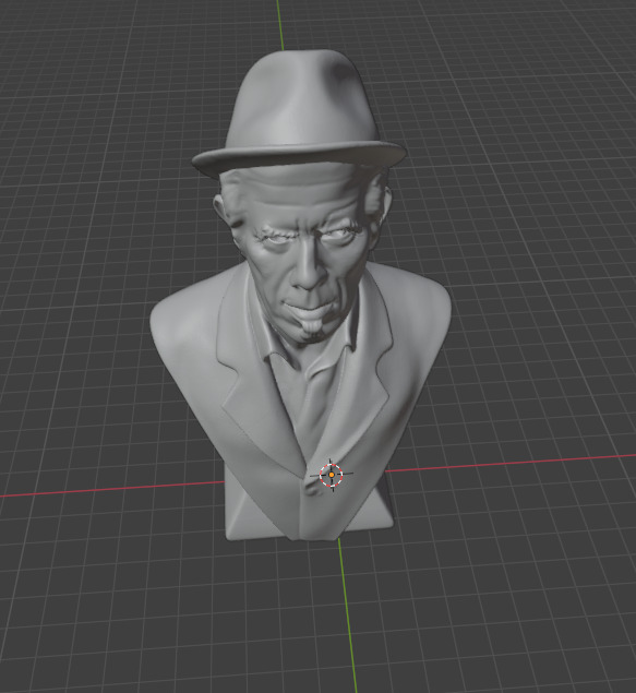 Tom Waits 3D print model_24