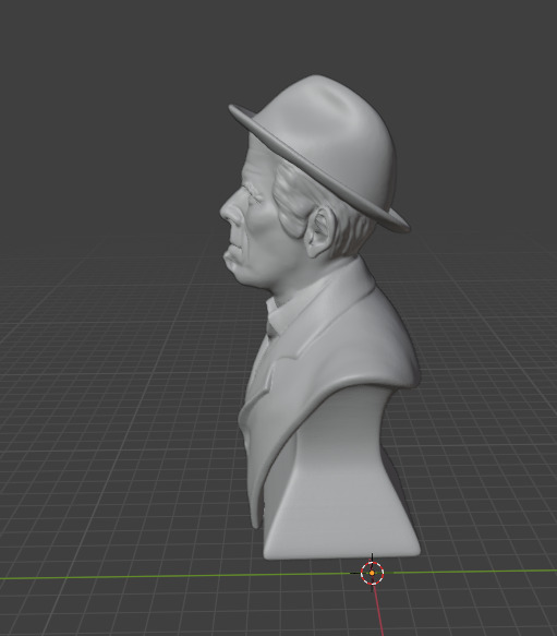 Tom Waits 3D print model_7