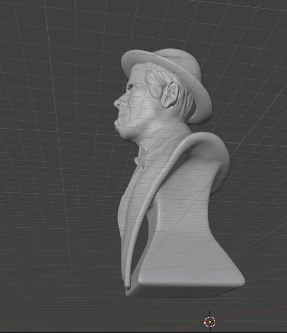 Tom Waits 3D print model_8