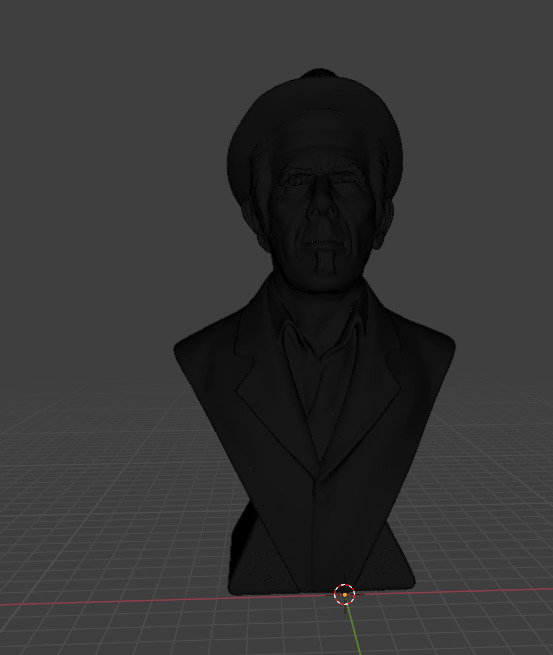 Tom Waits 3D print model_12