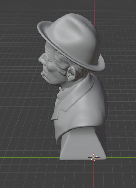 Tom Waits 3D print model_4