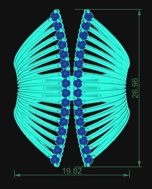 Cocktail Ring 268 3D print model_5