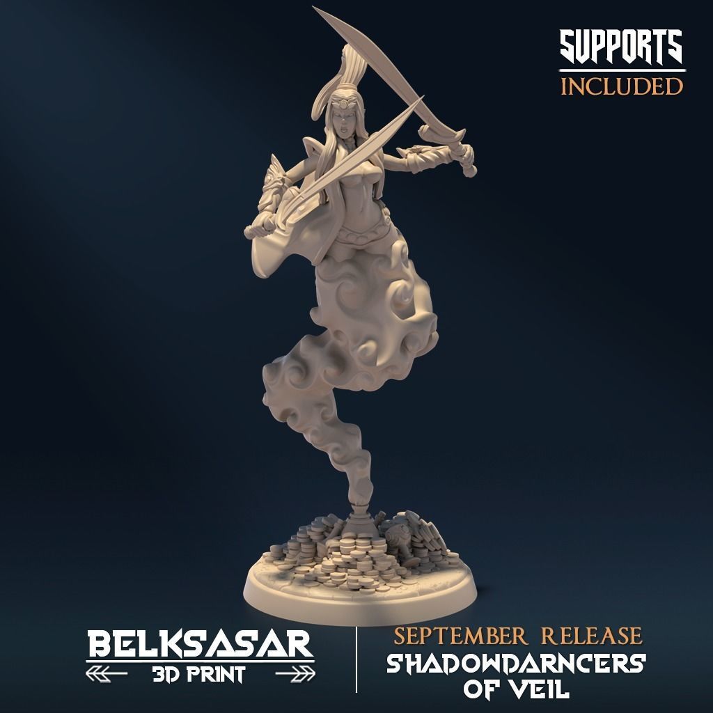 Efreeti of the Veil A Topless and Normal 3D print model_2