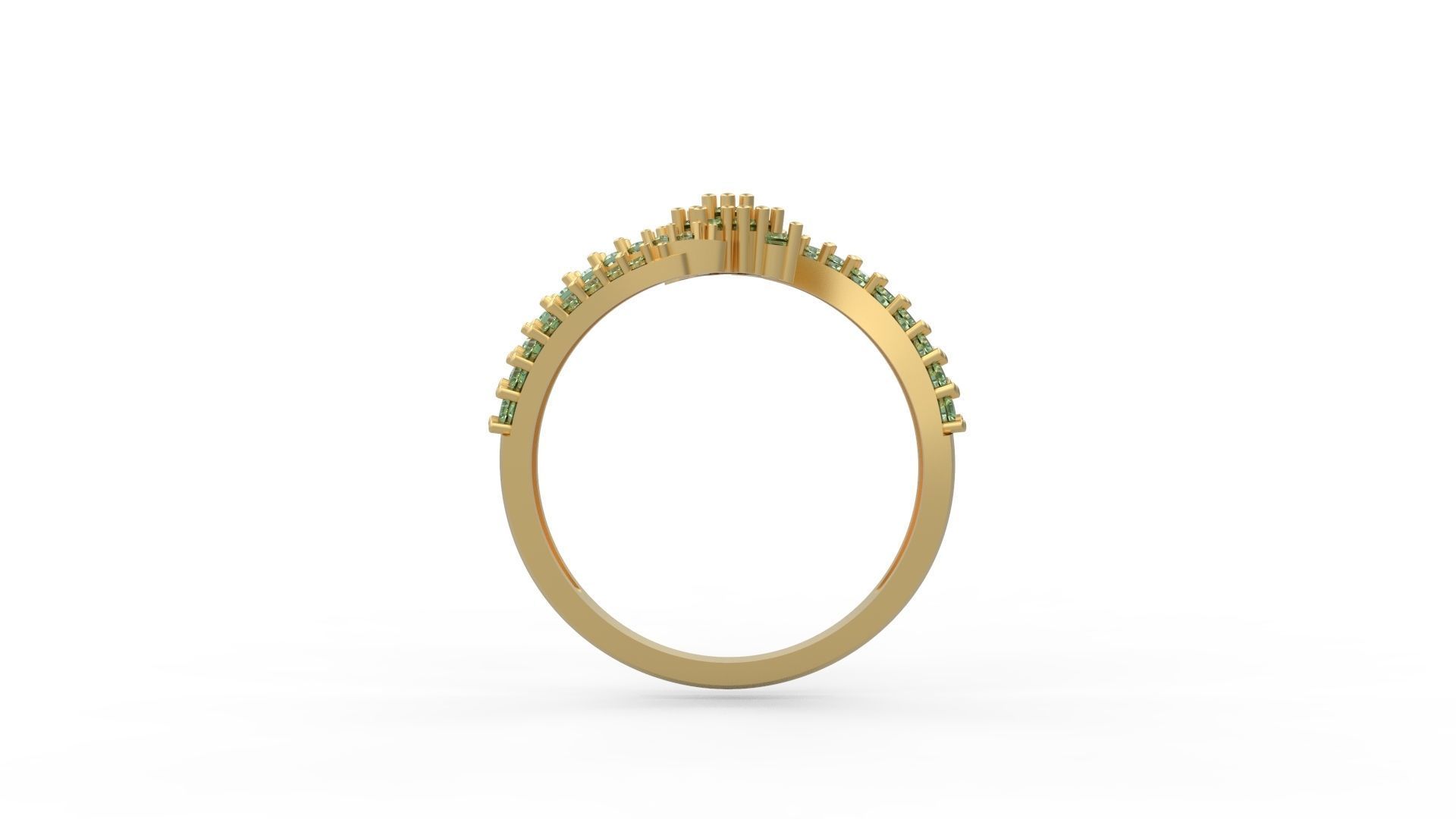 Cocktail Ring 275 3D print model_2