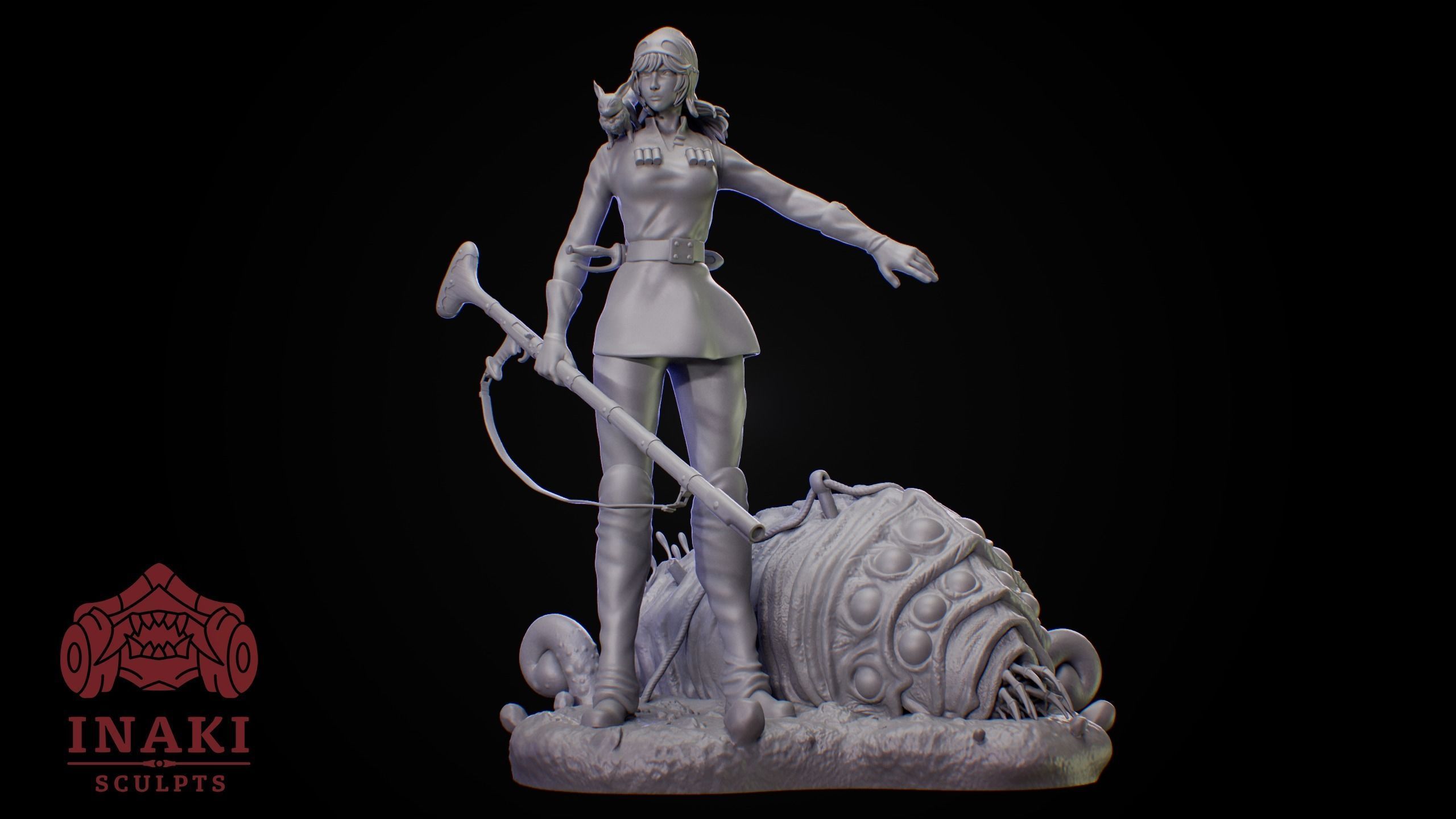 Nausicaa of the Valley of the Wind 3D print model_4