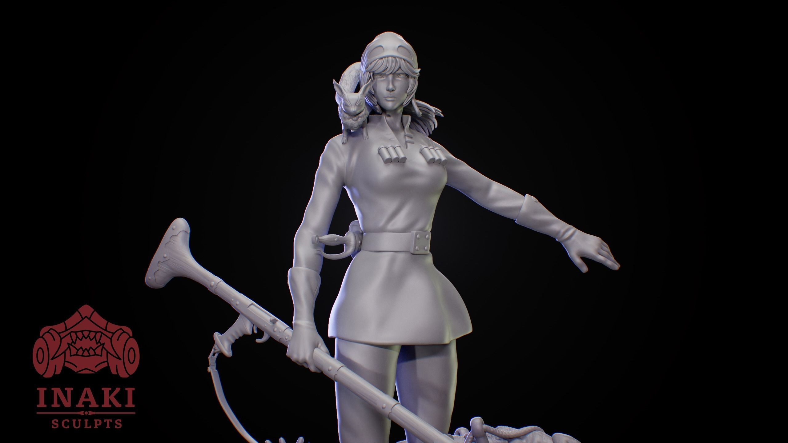 Nausicaa of the Valley of the Wind 3D print model_3