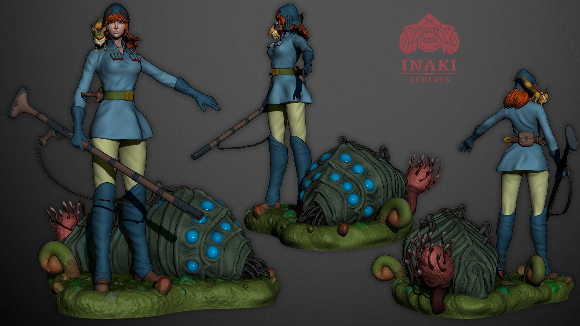 Nausicaa of the Valley of the Wind 3D print model_5