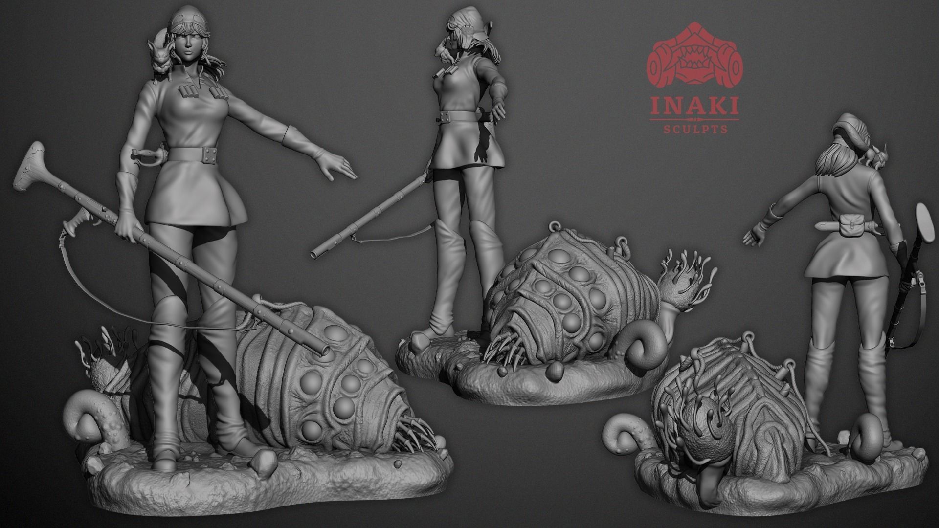 Nausicaa of the Valley of the Wind 3D print model_6