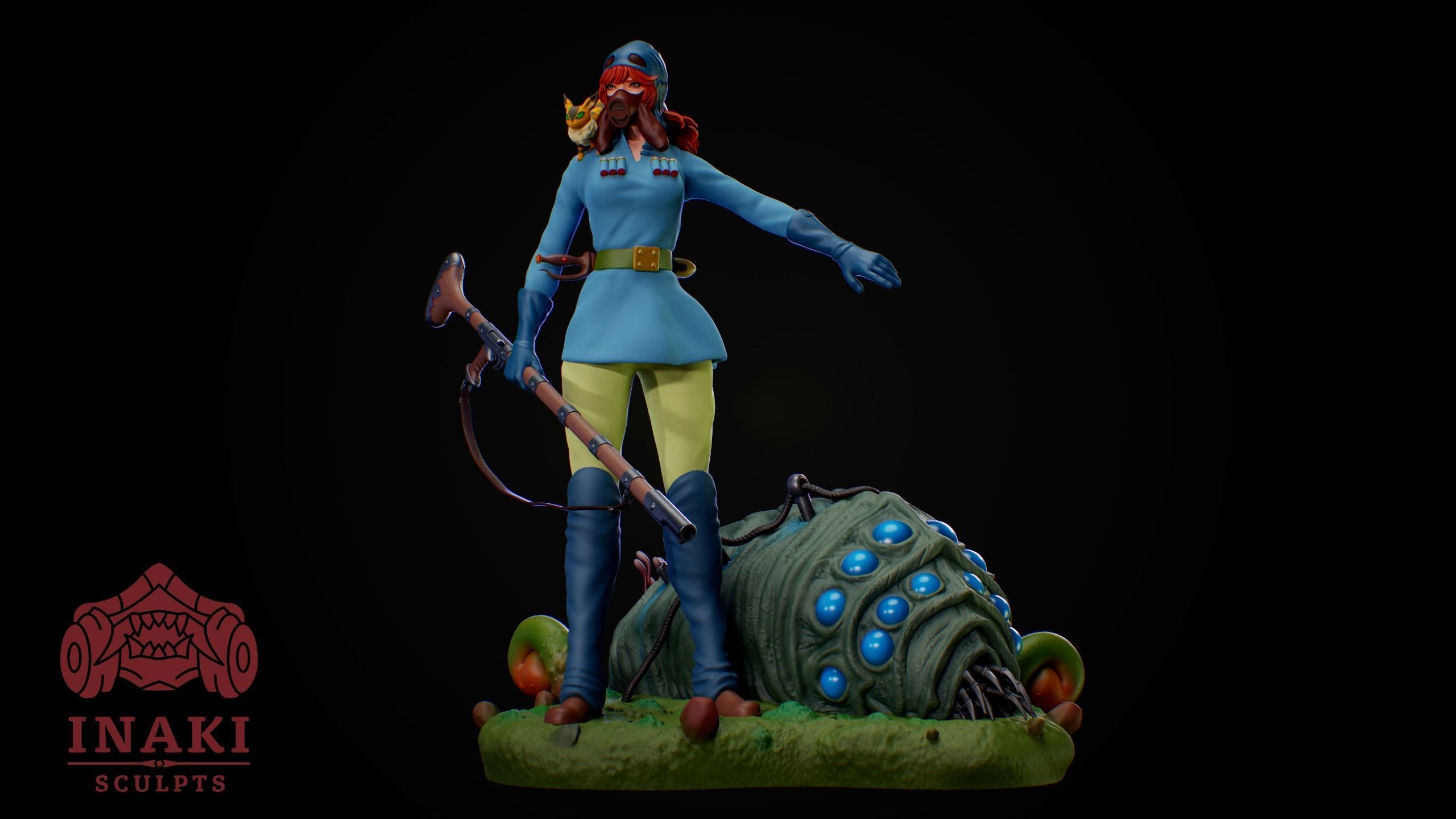 Nausicaa of the Valley of the Wind 3D print model_2