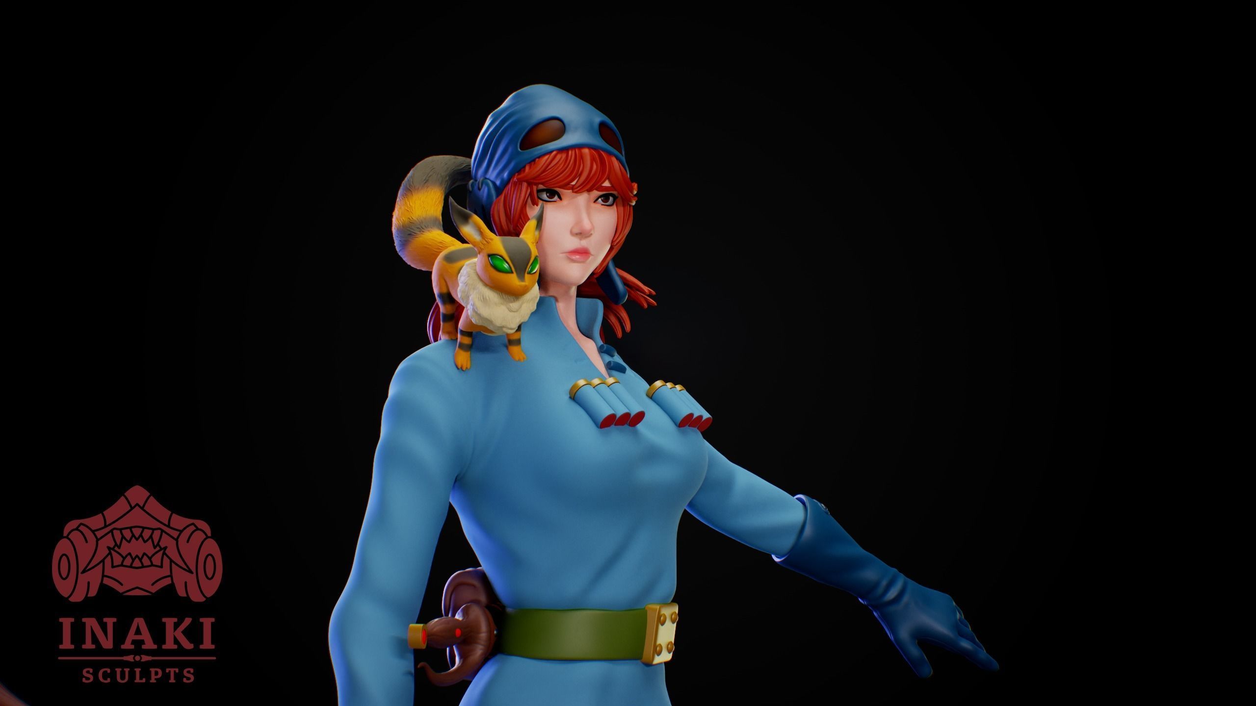 Nausicaa of the Valley of the Wind 3D print model_1