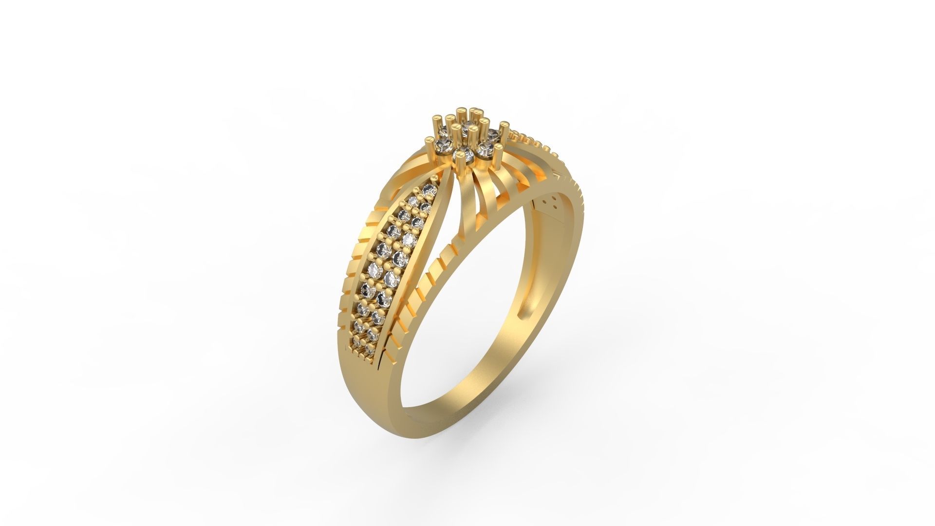 Cocktail Ring 277 3D print model_1