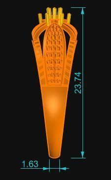 Cocktail Ring 277 3D print model_7