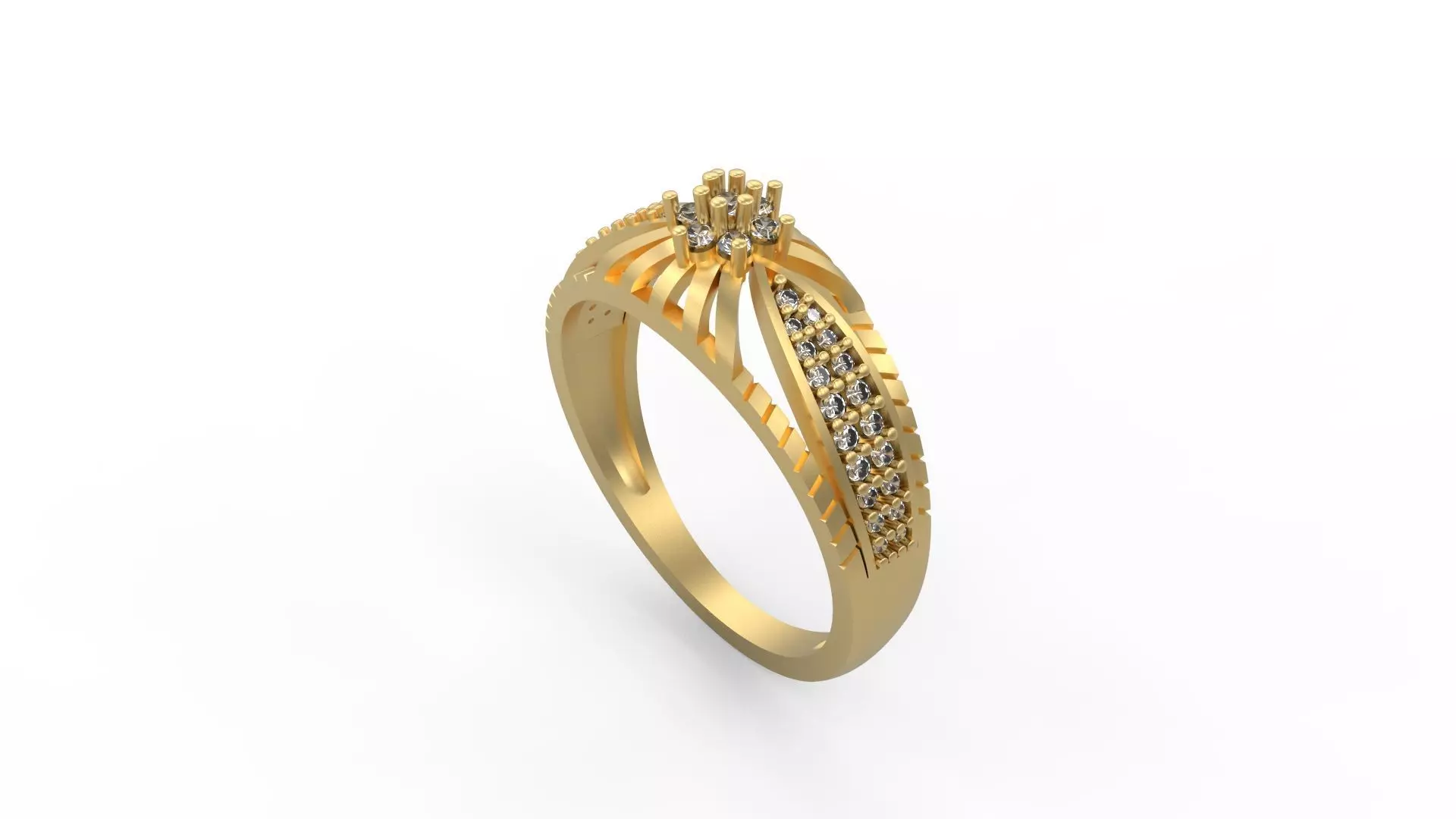 Cocktail Ring 277 3D print model_0