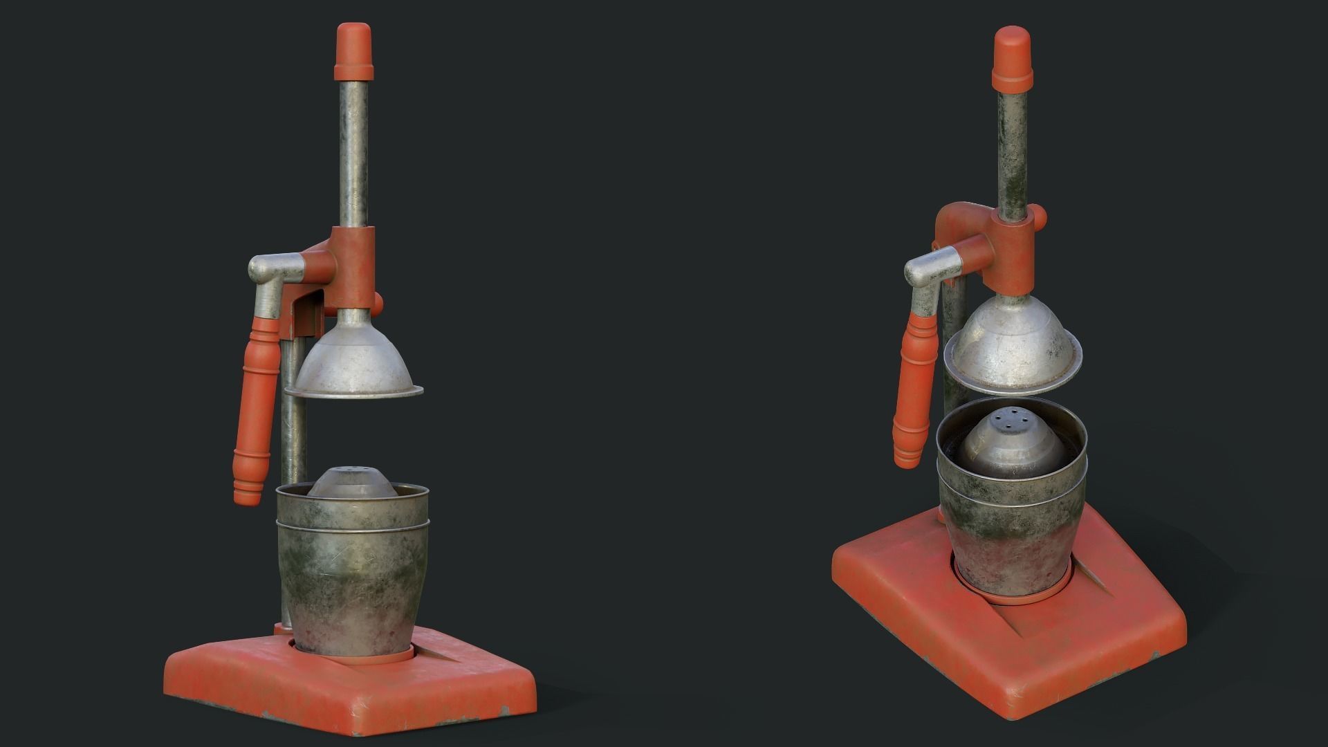 3D model Orange Juicer GameReady VR / AR / lowpoly CGTrader