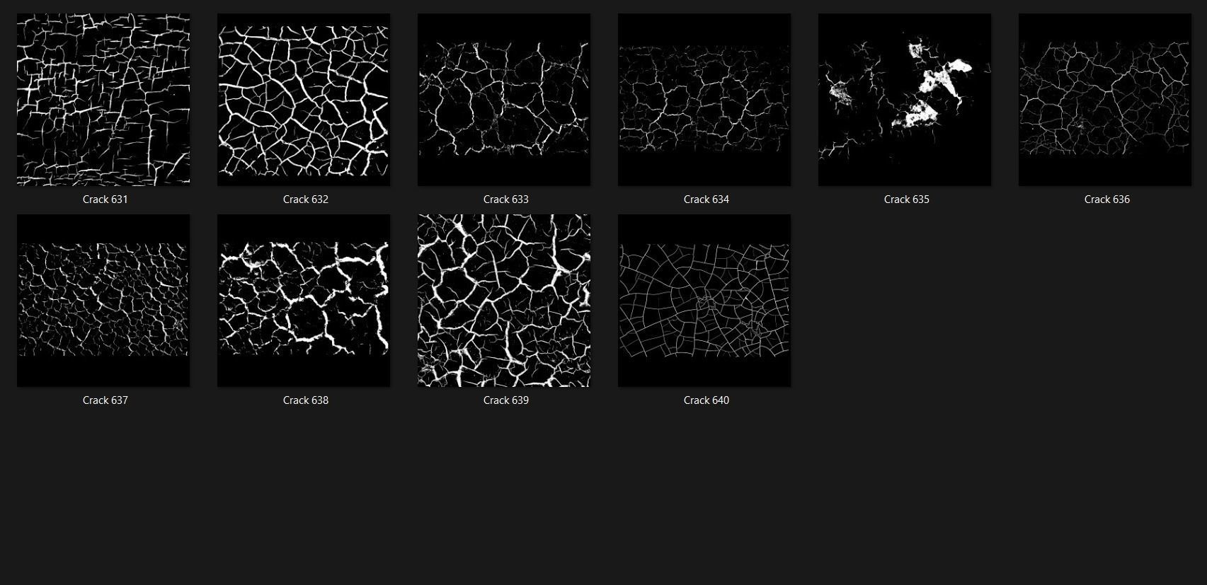 Crack 5100 Alpha Patterns 2K Size Full Pack Texture_60