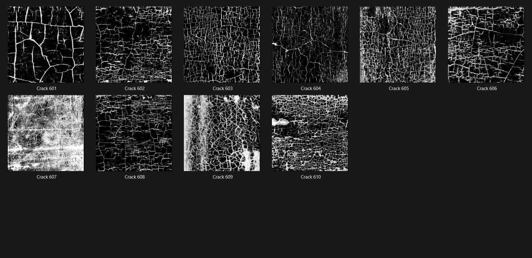 Crack 5100 Alpha Patterns 2K Size Full Pack Texture_57