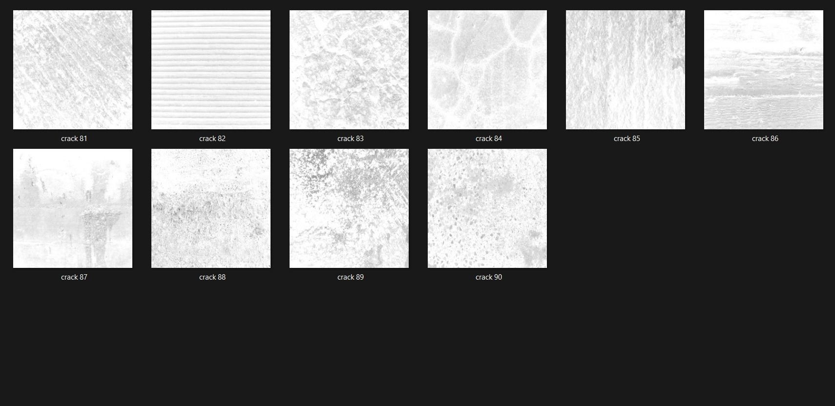 Crack 5100 Alpha Patterns 2K Size Full Pack Texture_84