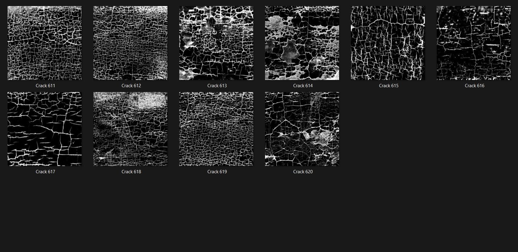 Crack 5100 Alpha Patterns 2K Size Full Pack Texture_58