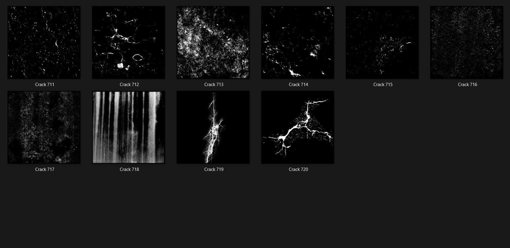 Crack 5100 Alpha Patterns 2K Size Full Pack Texture_69