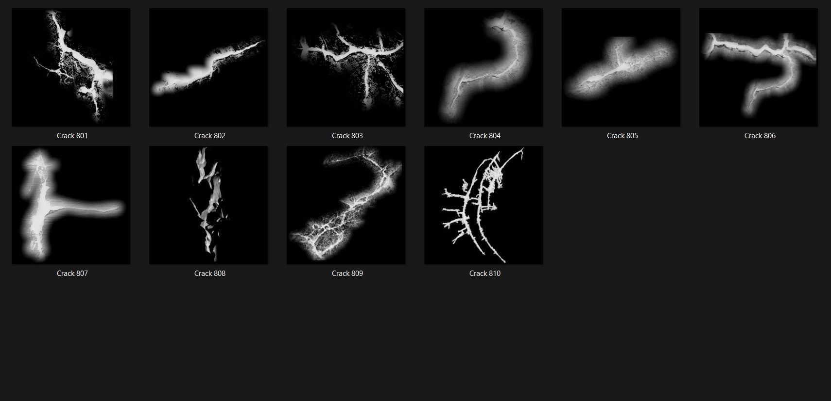 Crack 5100 Alpha Patterns 2K Size Full Pack Texture_79