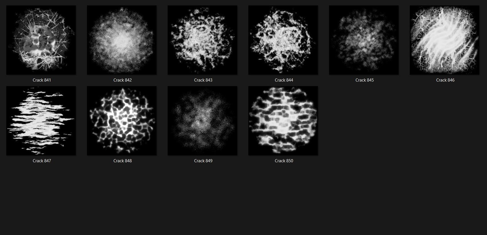 Crack 5100 Alpha Patterns 2K Size Full Pack Texture_83