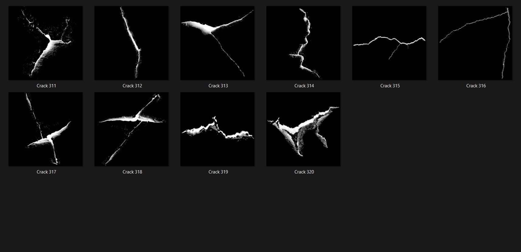 Crack 5100 Alpha Patterns 2K Size Full Pack Texture_25