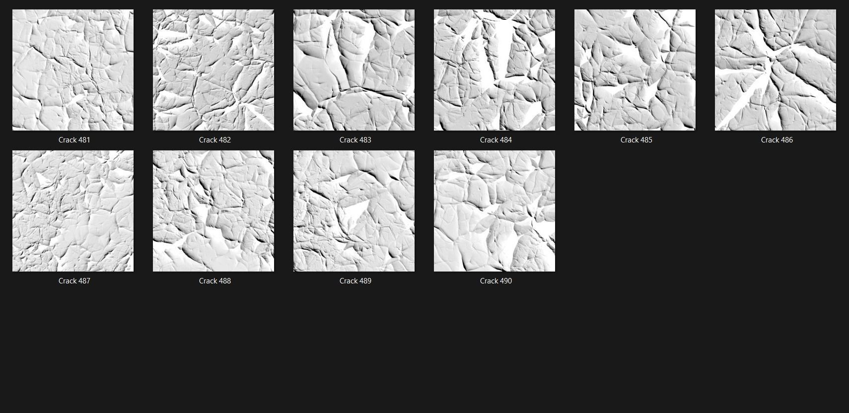 Crack 5100 Alpha Patterns 2K Size Full Pack Texture_43