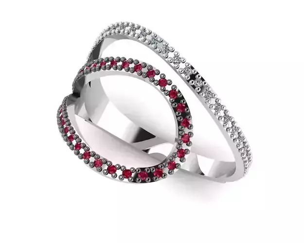 ANEL para fazer em prata brilhantes 1mm