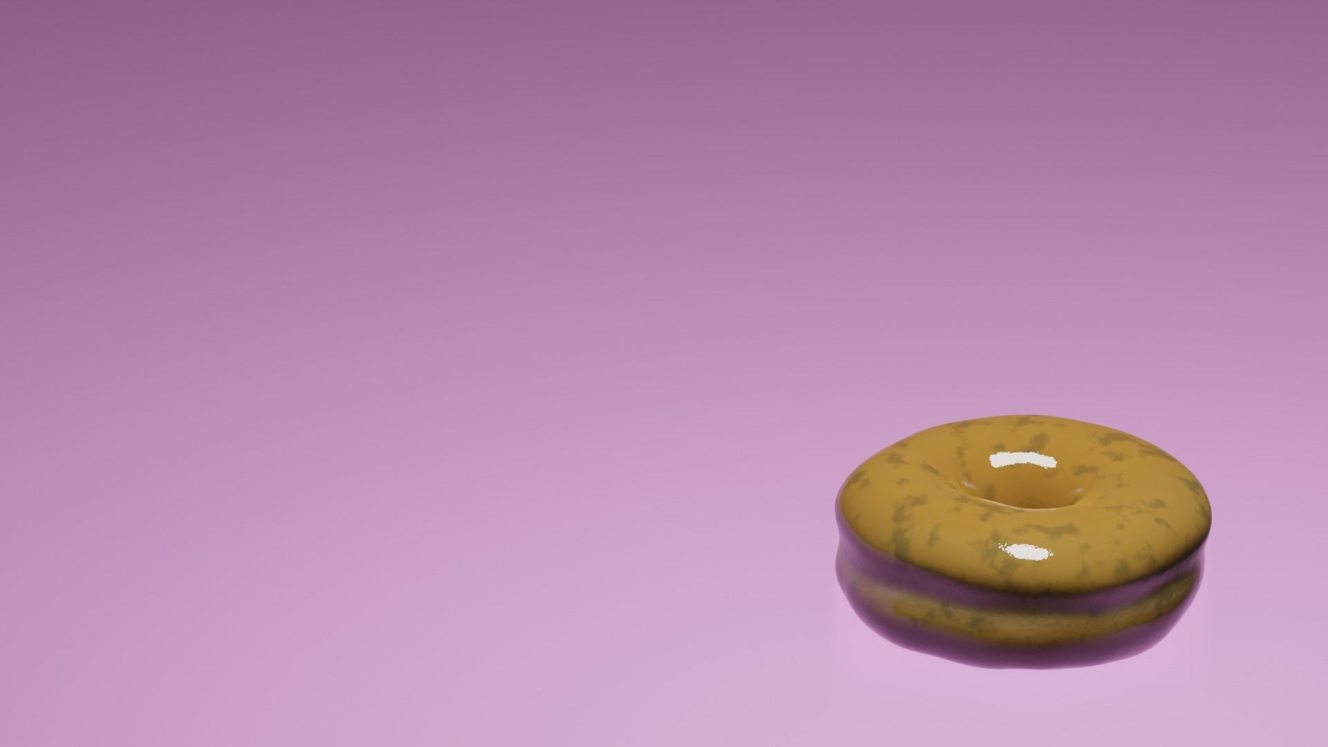 donut Free low-poly 3D model_4