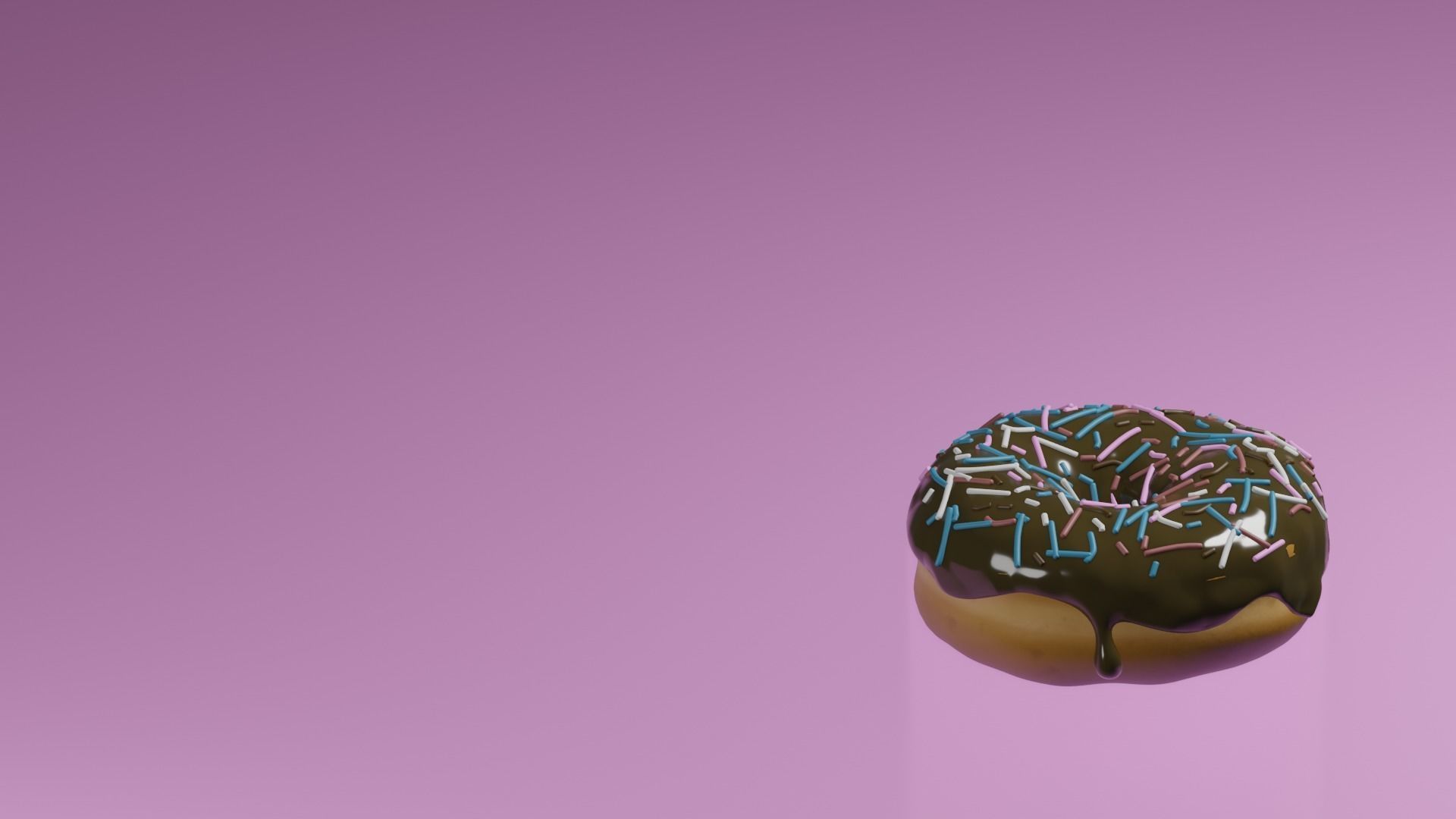 donut Free low-poly 3D model_3