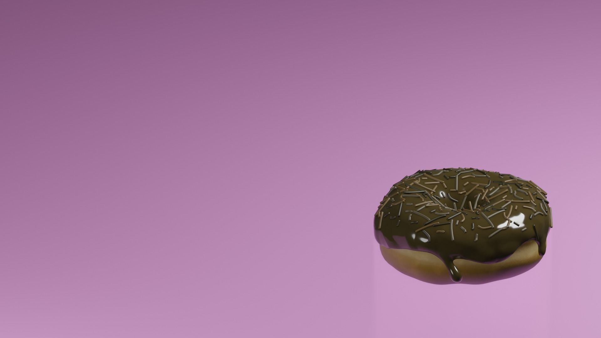 donut Free low-poly 3D model_6