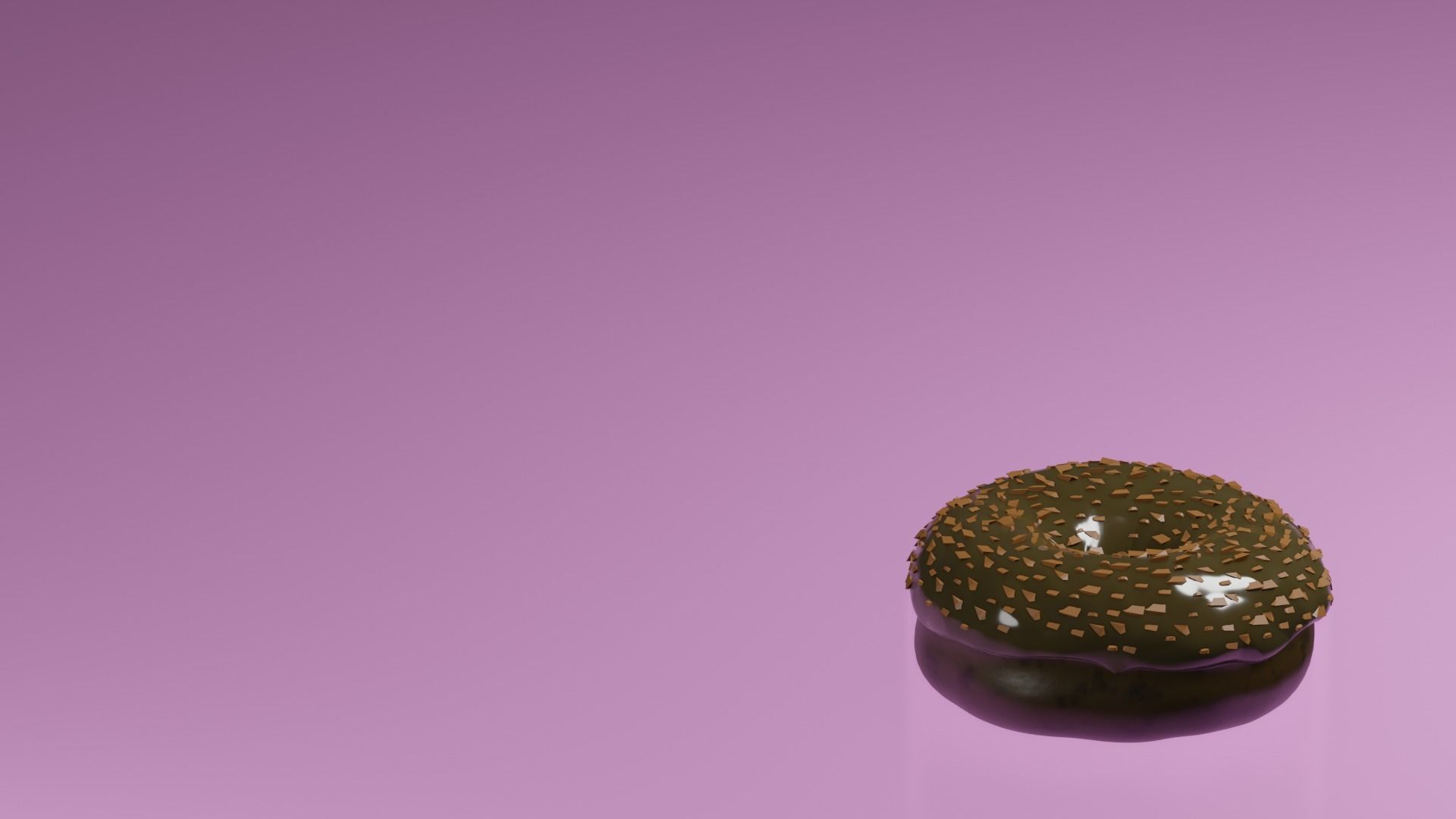 donut Free low-poly 3D model_2