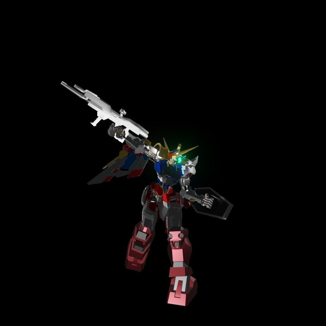 TheMechaNoid 4 gundam robot 3D model_14