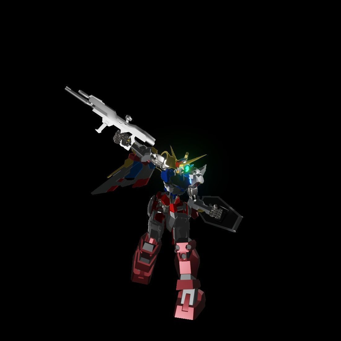 TheMechaNoid 4 gundam robot 3D model_15