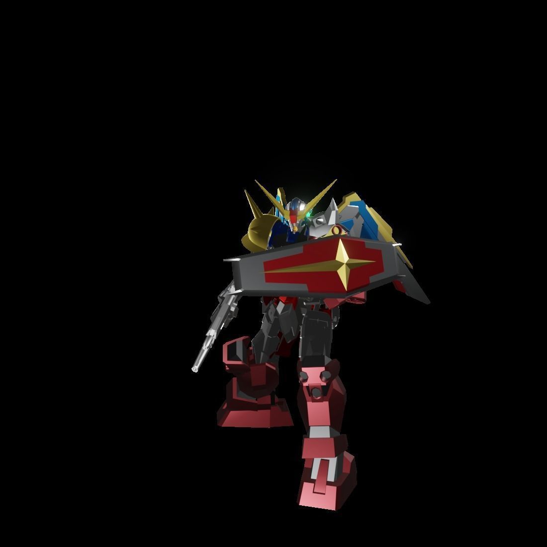 TheMechaNoid 4 gundam robot 3D model_5