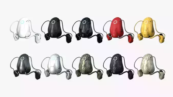 10 Jetpacks H Collection - SciFi Character Design 