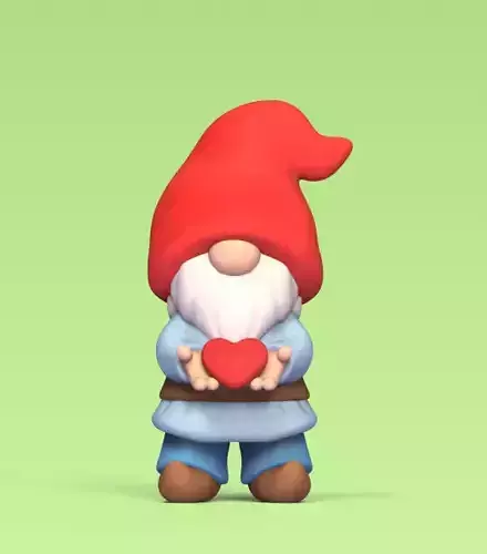 Gnome Giving Heart