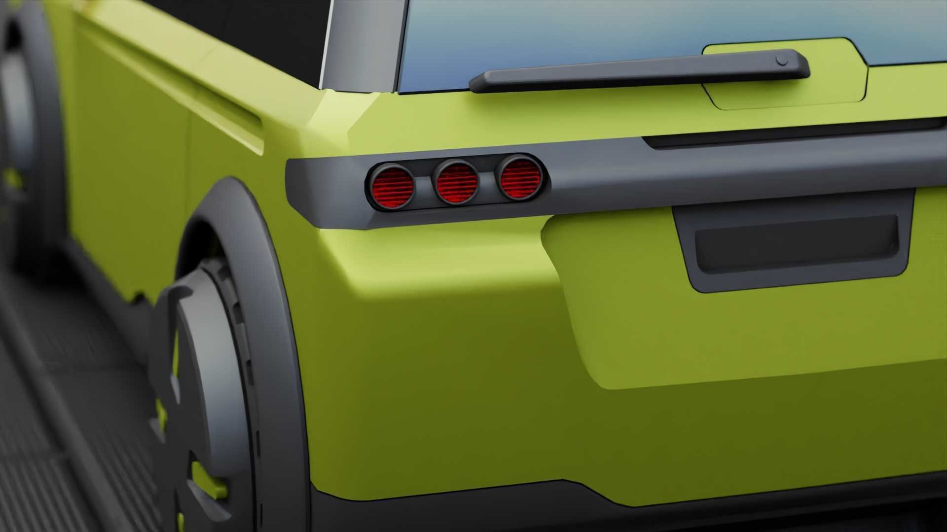 TESLA CONCEPT SUV  RIGGED 3D model_29