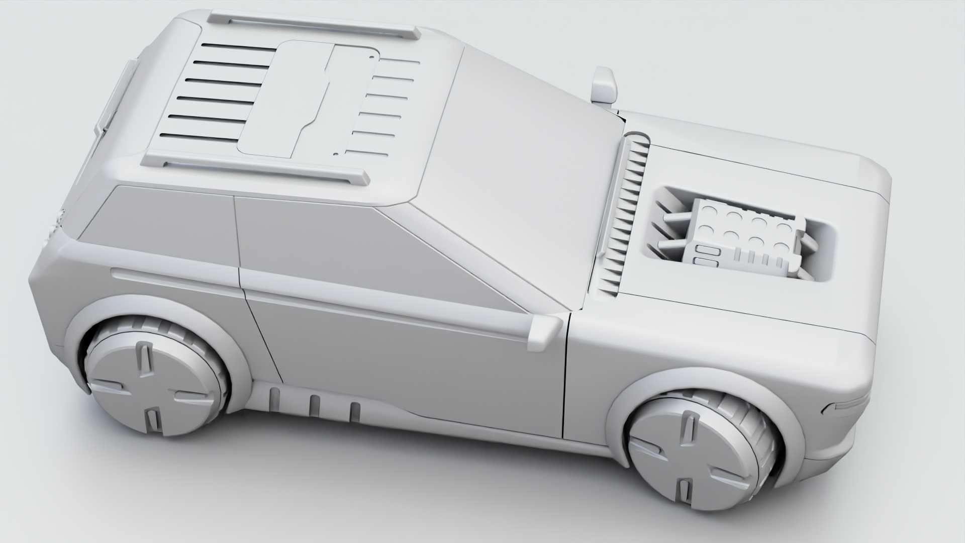 TESLA CONCEPT SUV  RIGGED 3D model_34