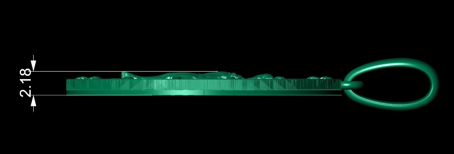 Athena Pendant 3D print model_10