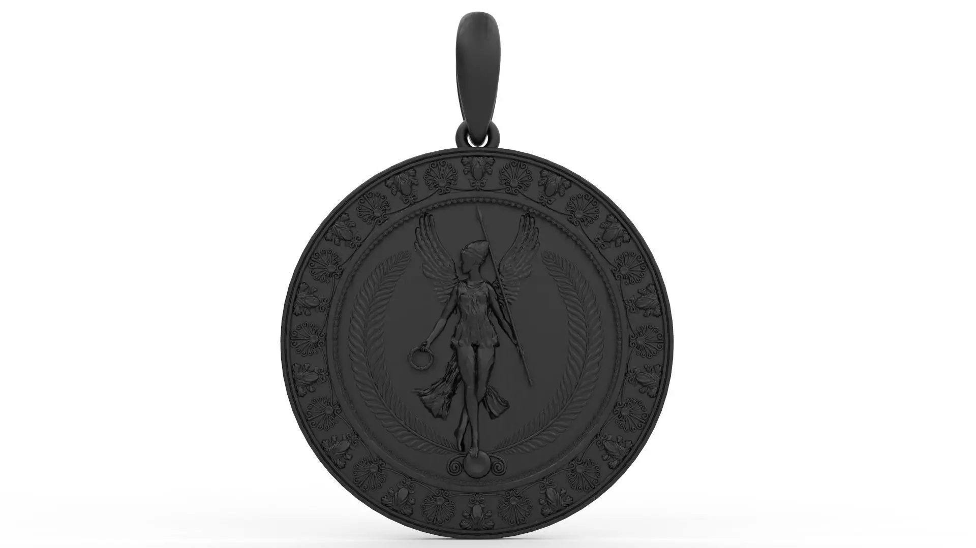 Athena Pendant 3D print model_0
