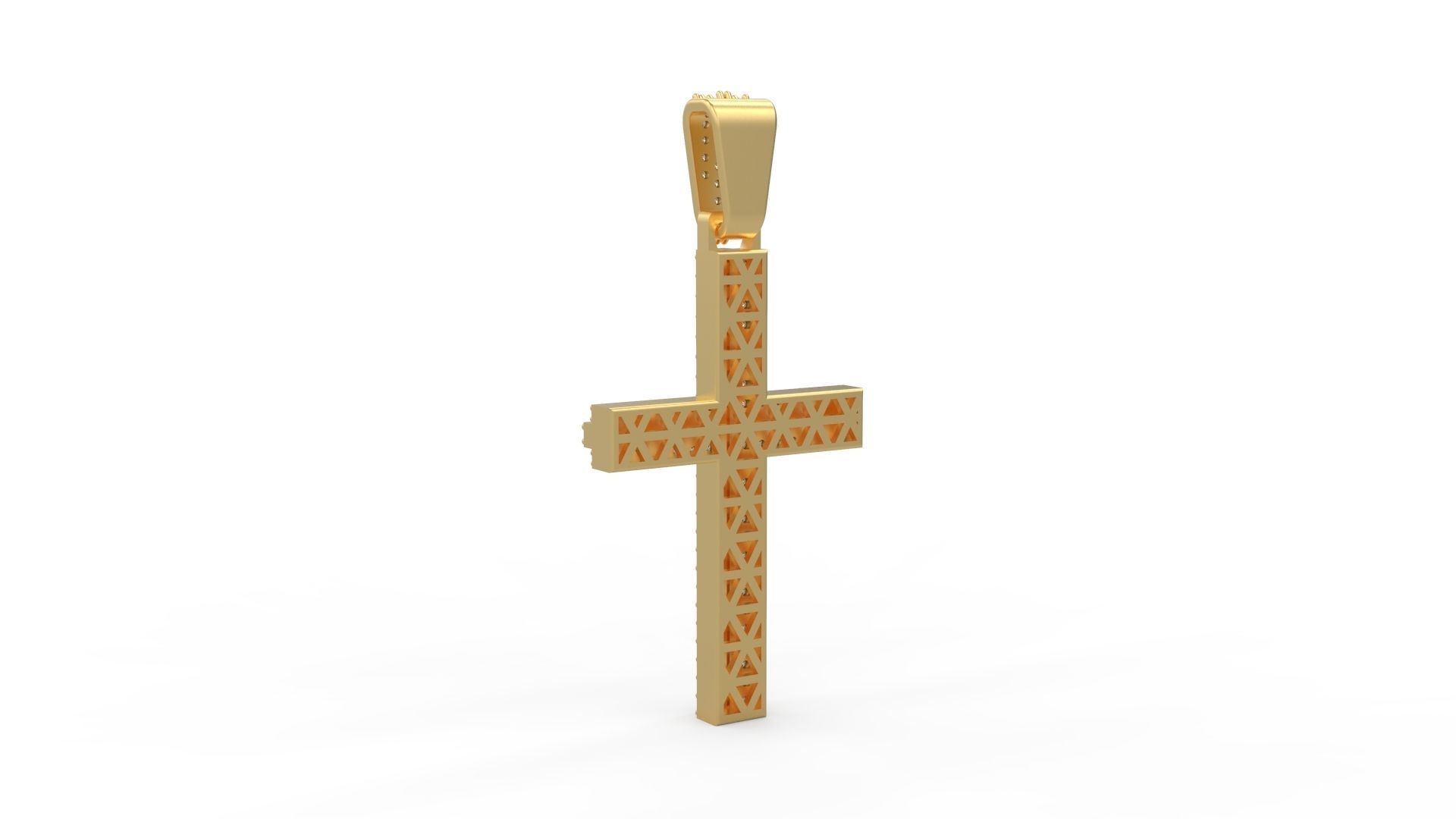 ArtDeco Cross  01 3D print model_3