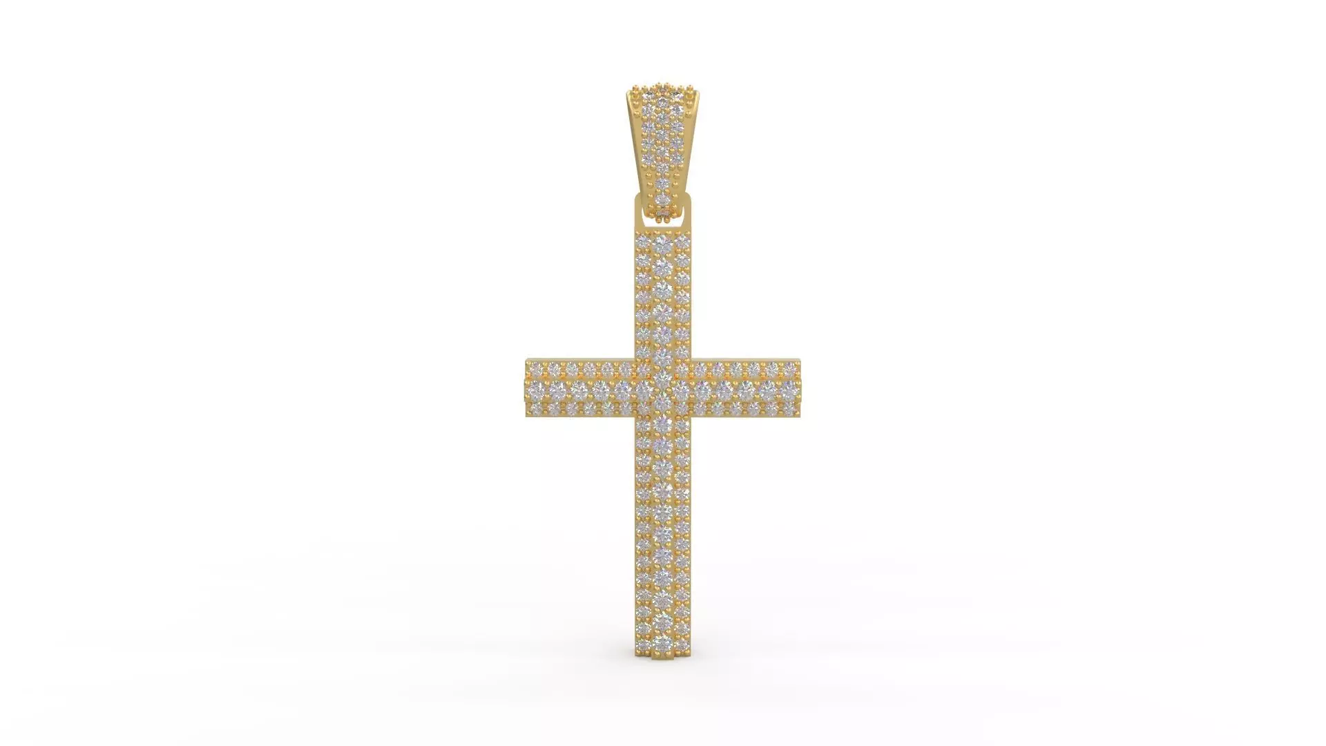 ArtDeco Cross  01 3D print model_0
