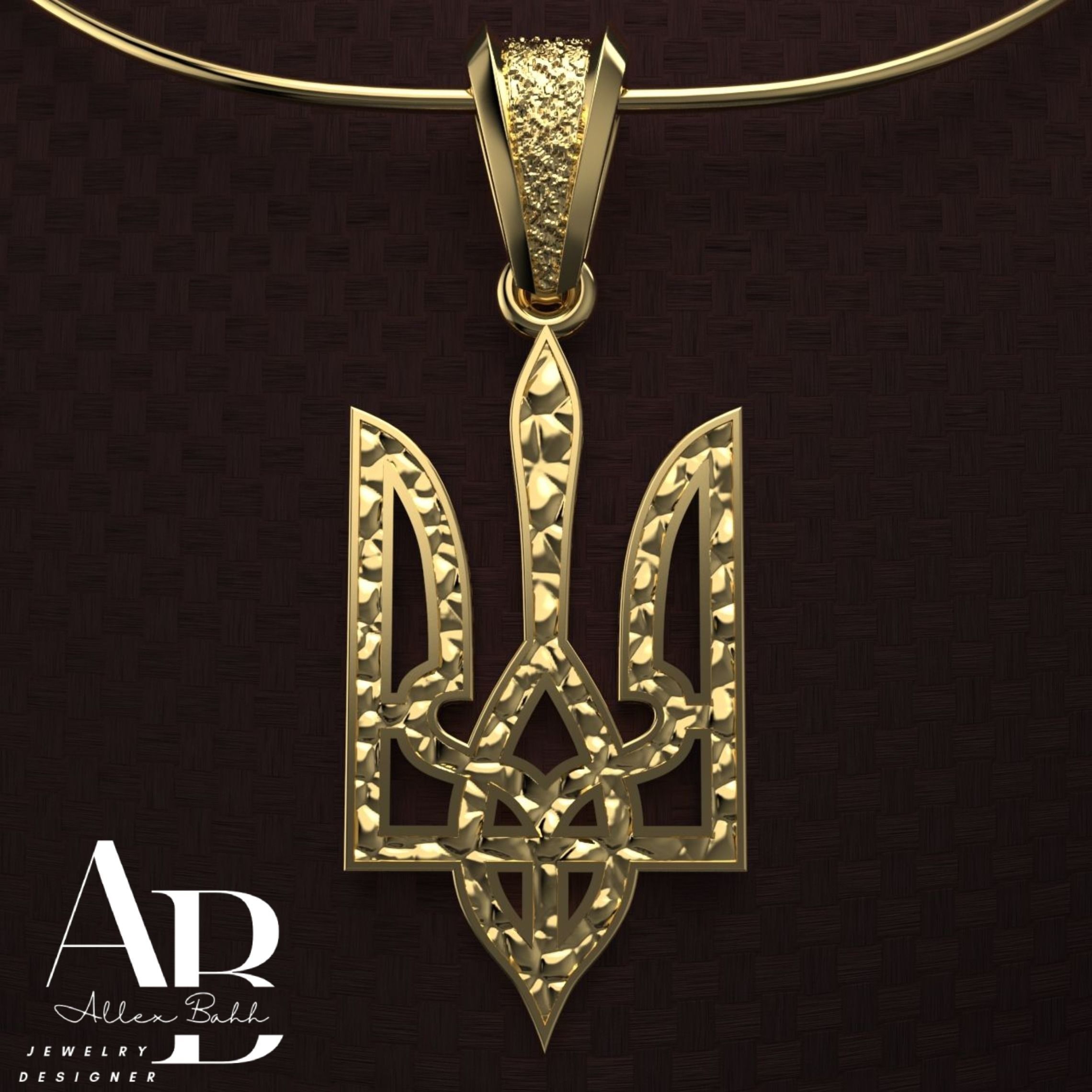 Ukrainian Trident  3D print model_1