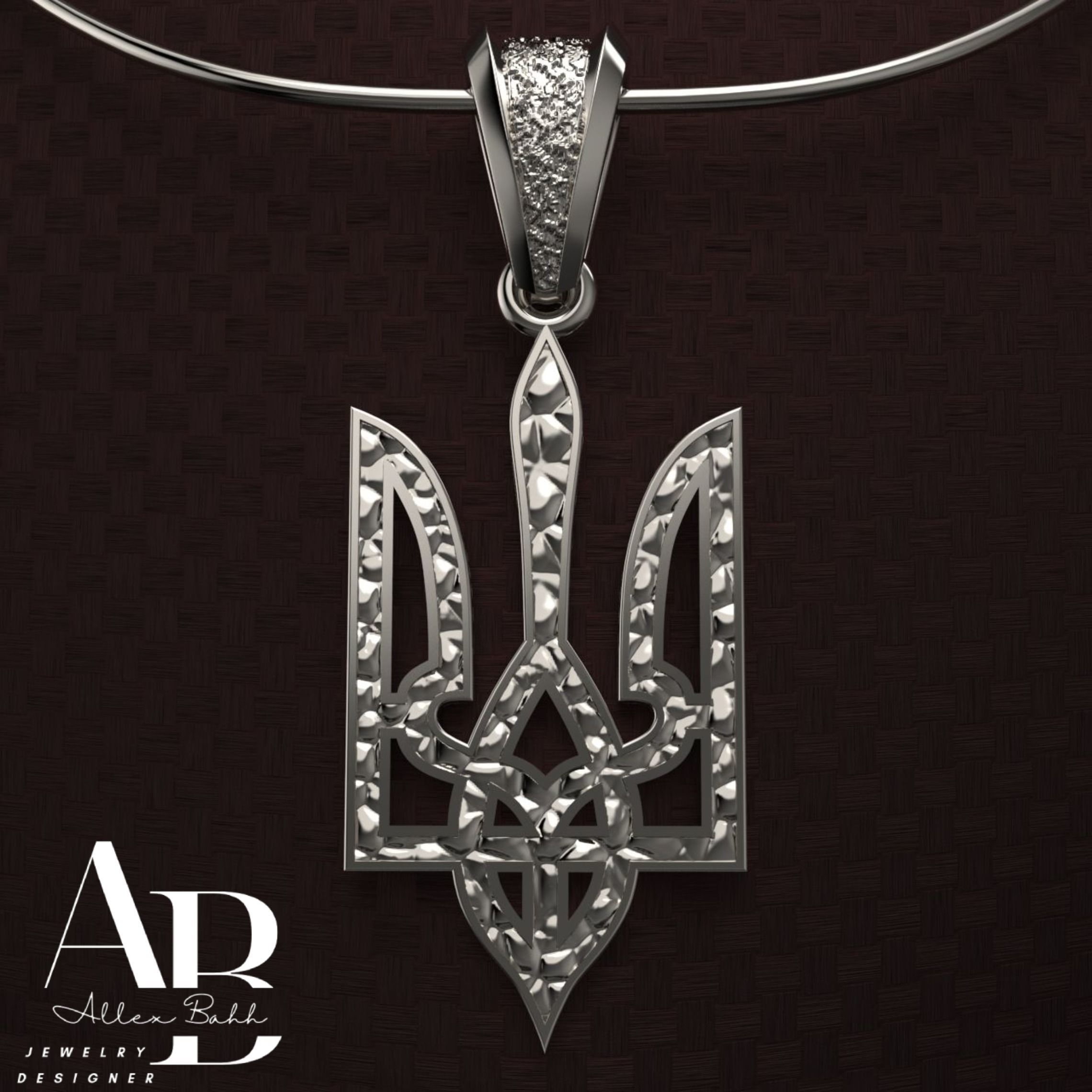 Ukrainian Trident  3D print model_2