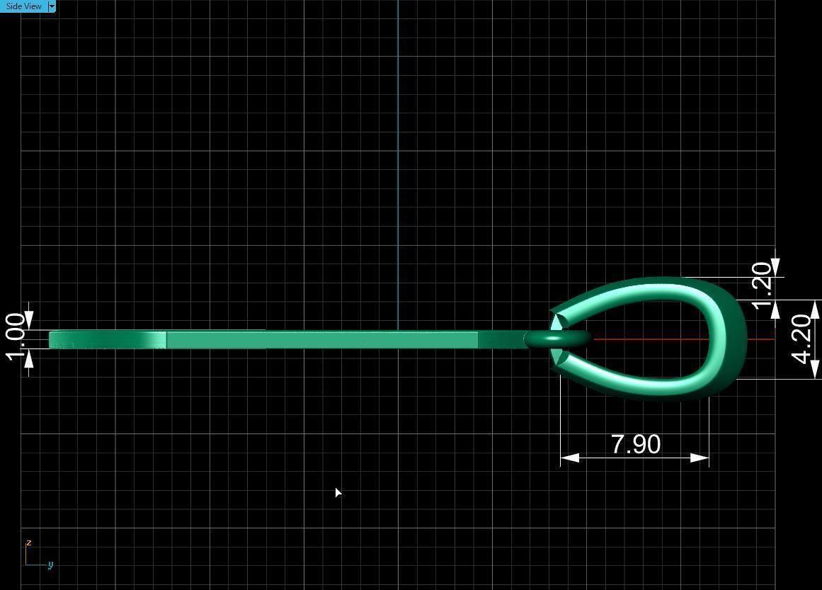 Ukrainian Trident  3D print model_15