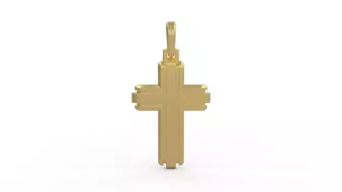 David Yurman Cross Pendant 02 3D print model