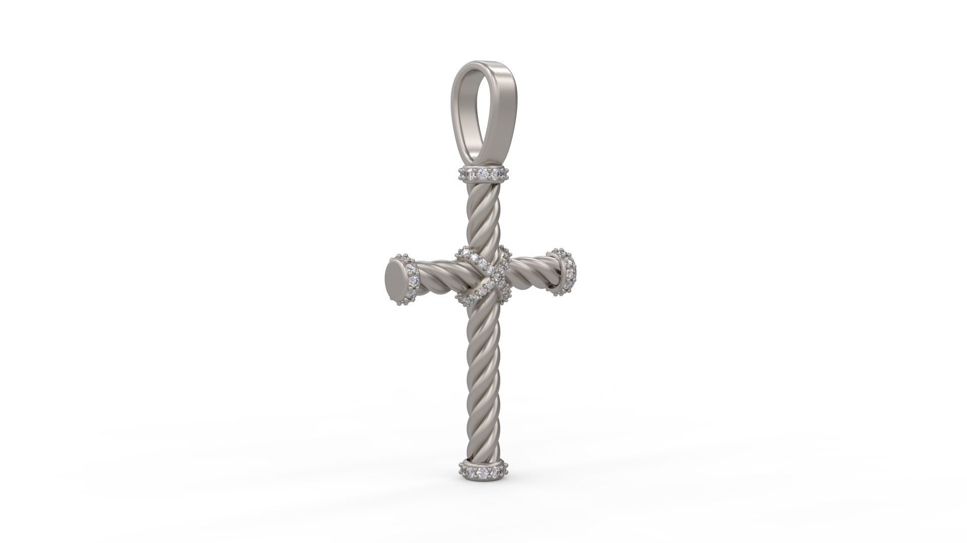 David Yurman Rope Pendant 03 3D print model_7