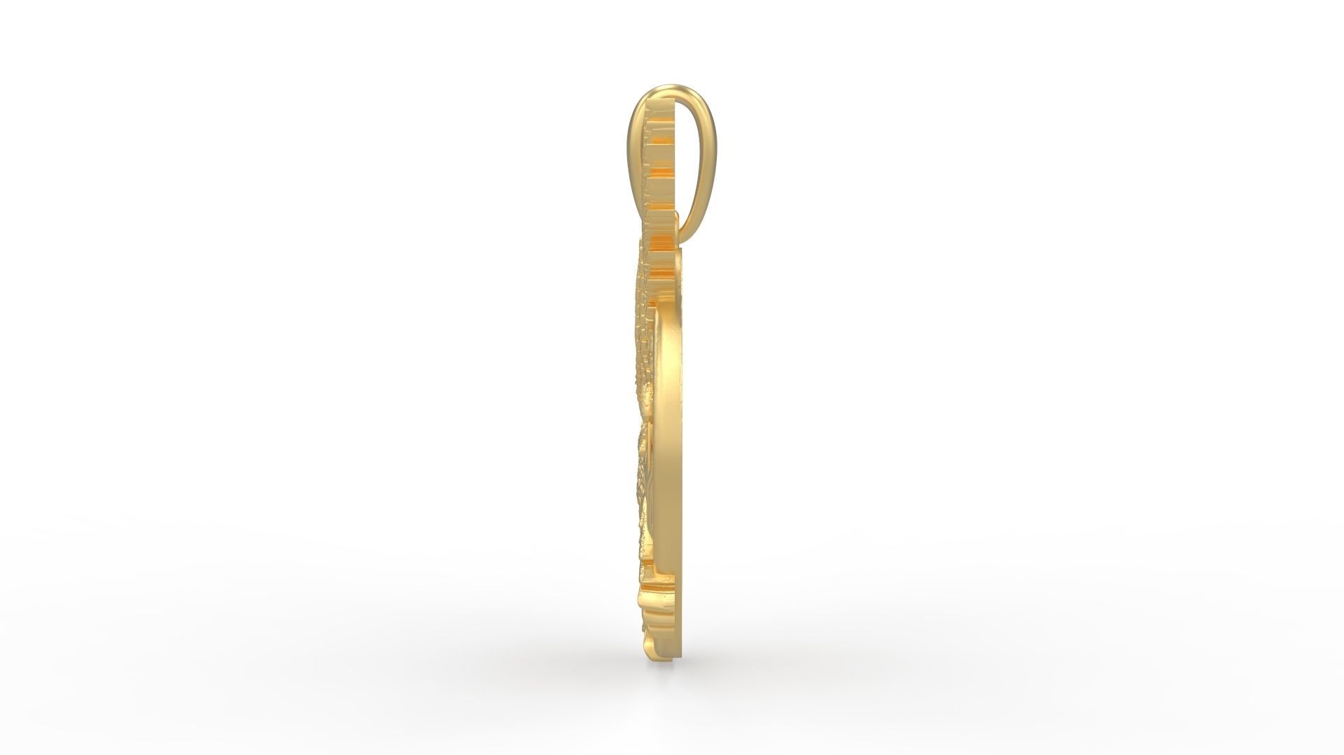 Eagle Pendant 3D print model_5